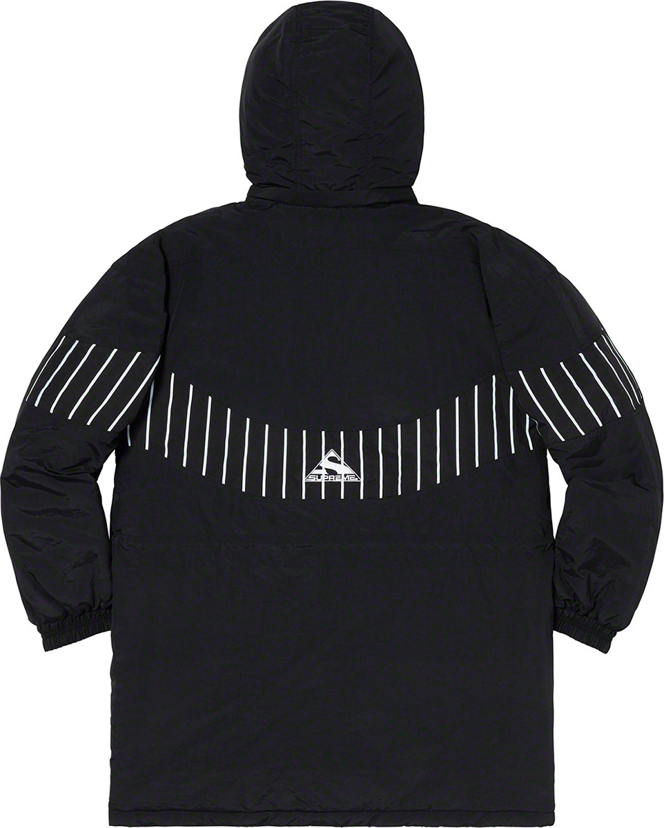 Pinstripe Panel Sports Parka view 19